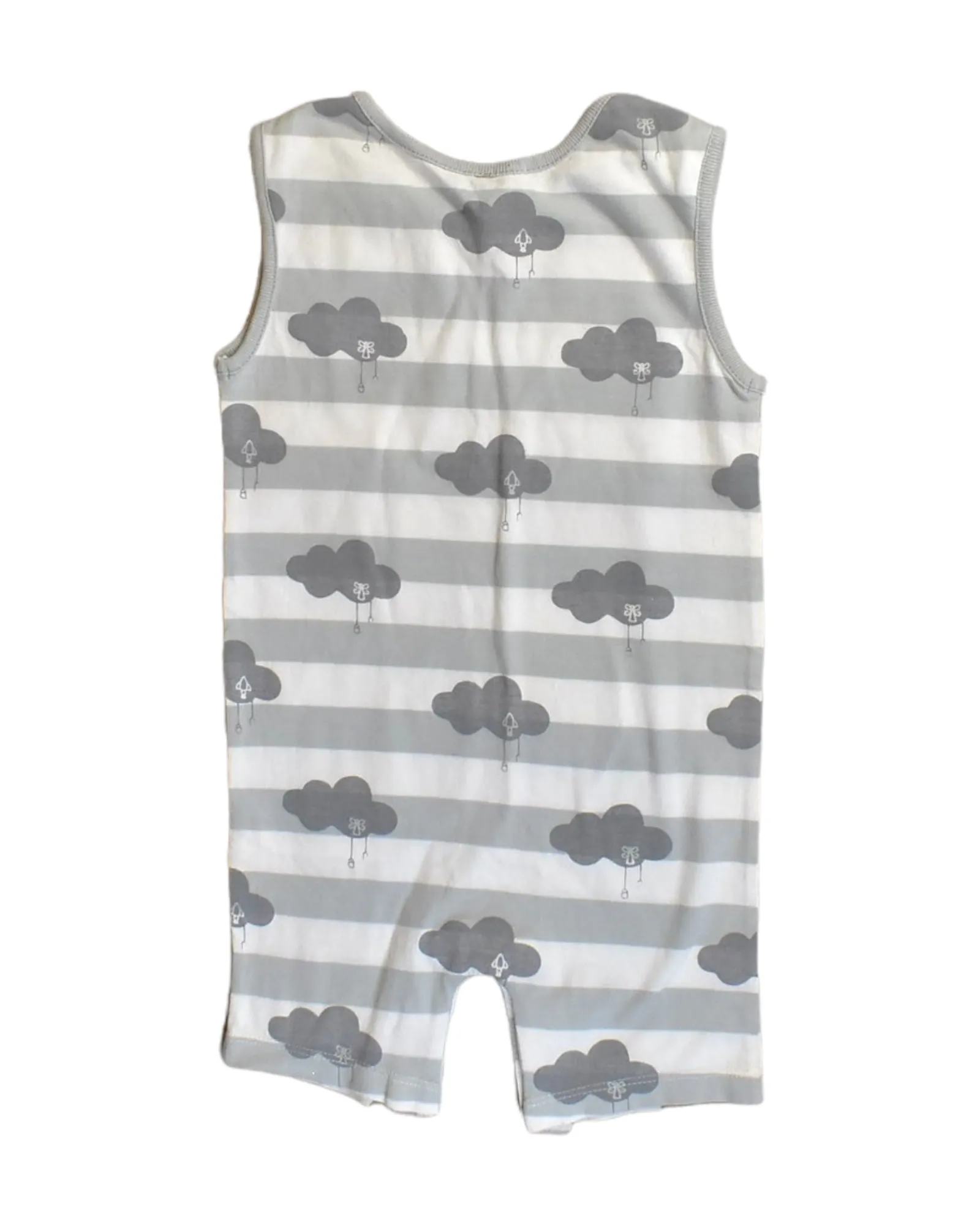 Angel and Rocket Sleeveless Romper 0-12M