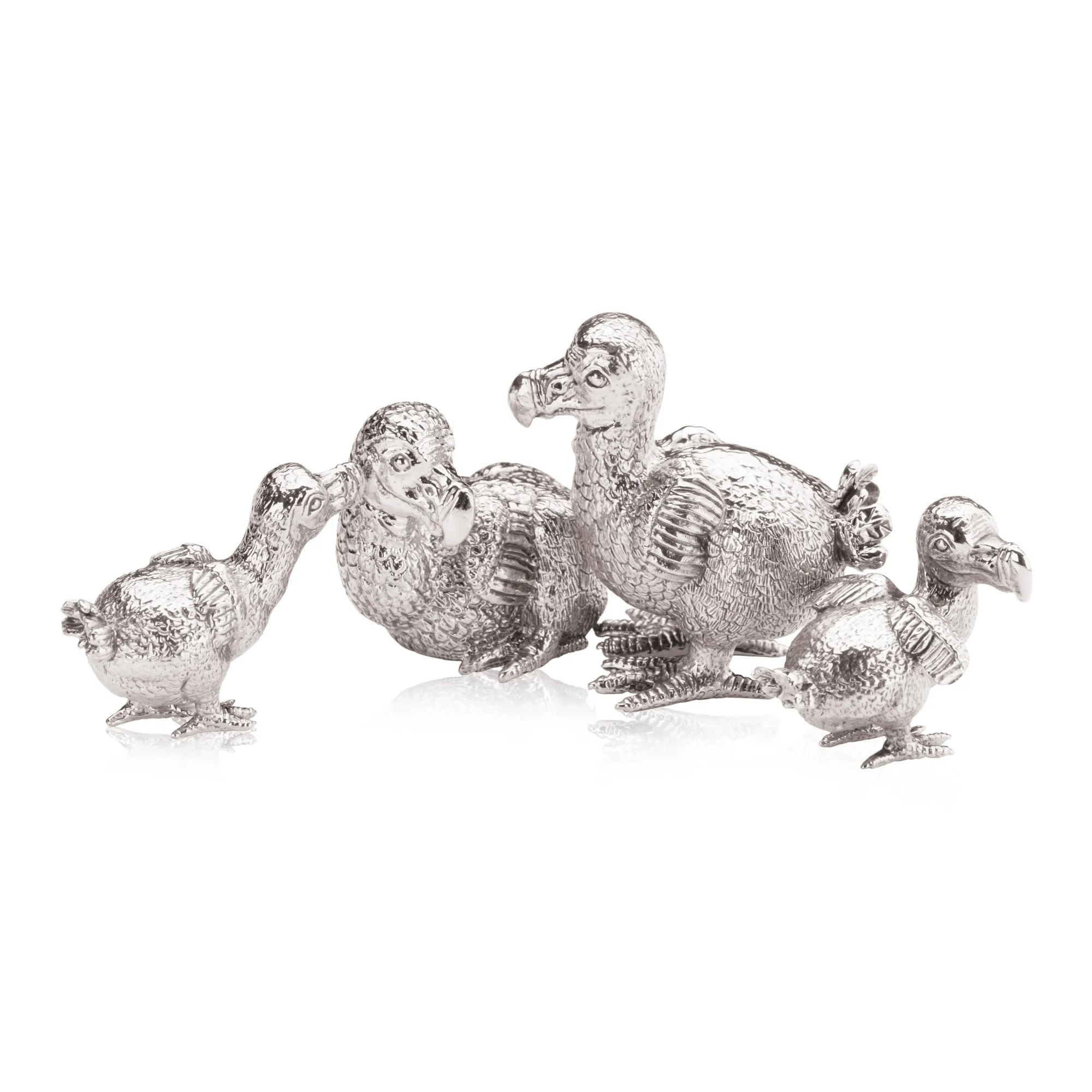 Dodo Family in Silver - Tiny
