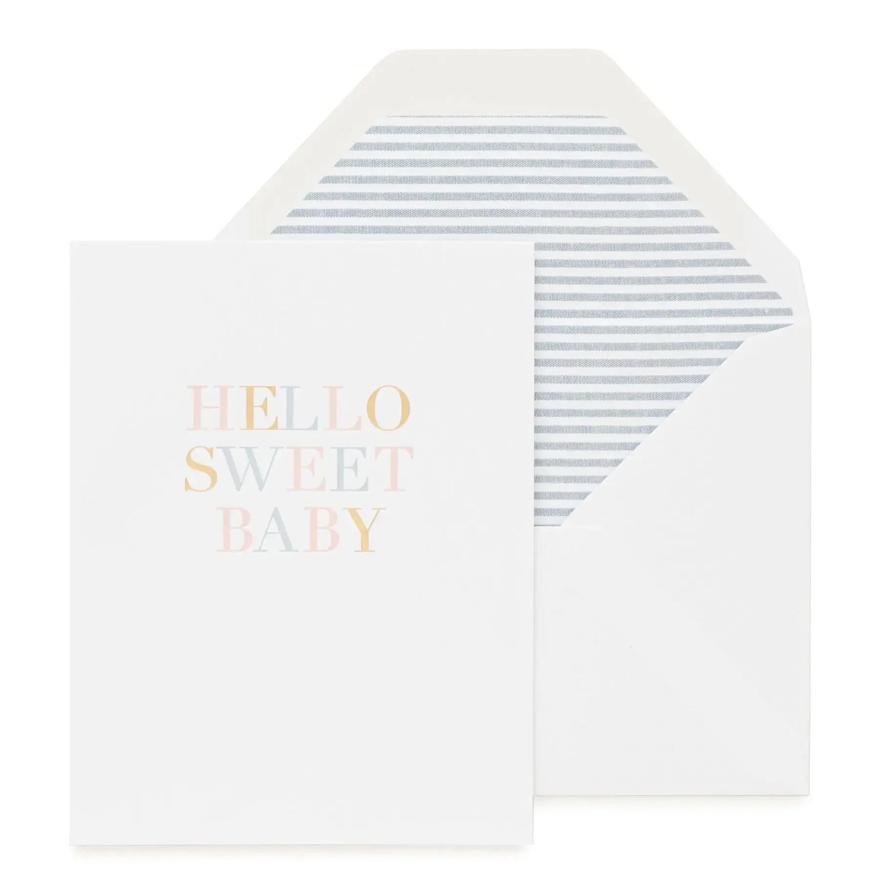 Hello Sweet Baby Greeting Card