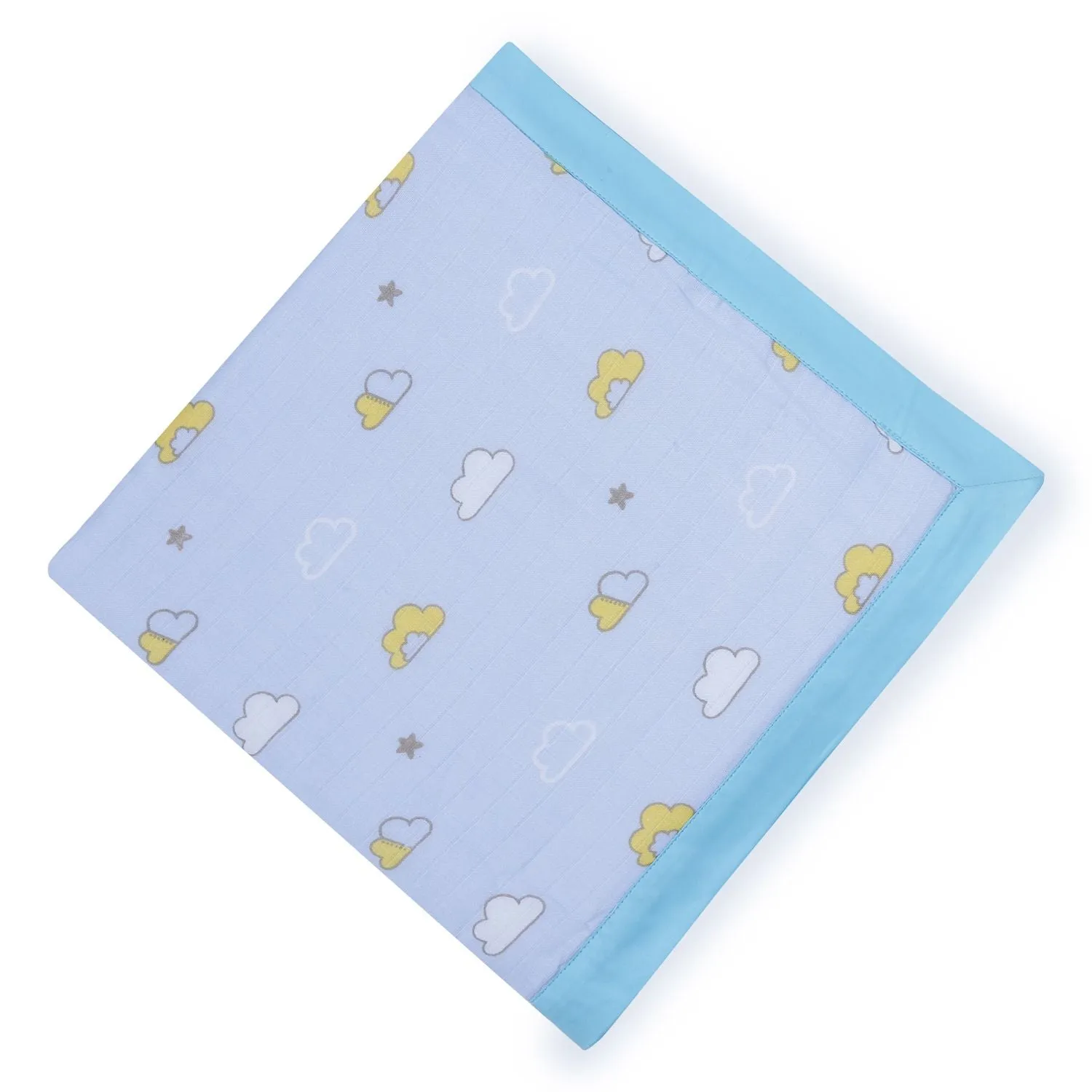 Muslin Blanket - 4 Layered - Cloud Print